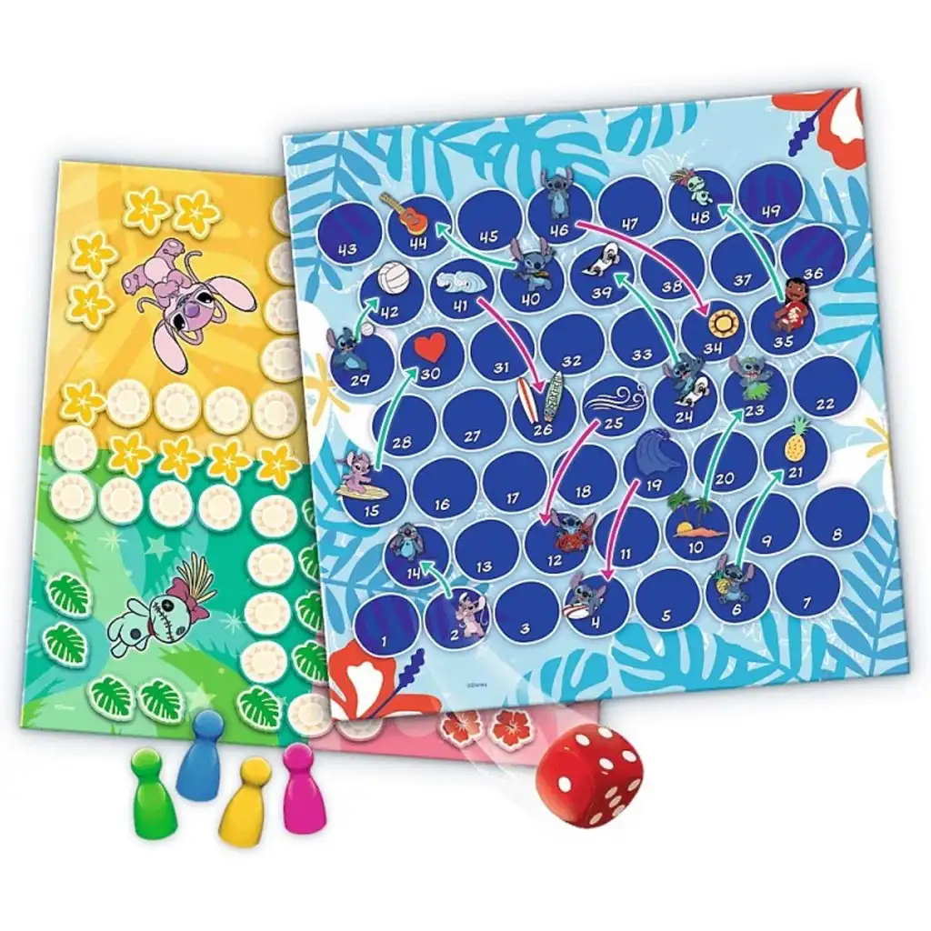 imagen de Disney: Juego de mesa 2 en 1 de Stitch - Trefl 2