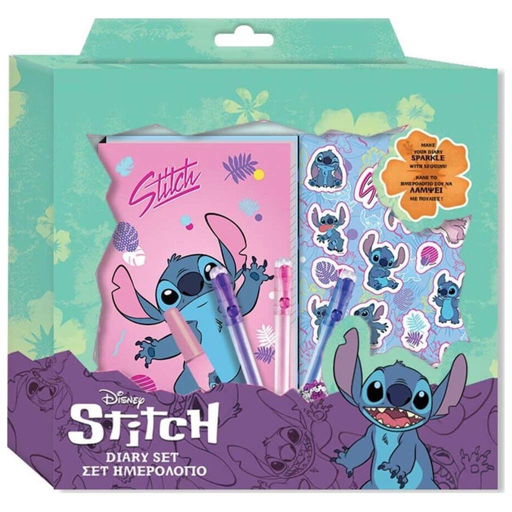 imagen de Disney: Lilo & Stitch set de diario de 7 piezas en caja de regalo 1