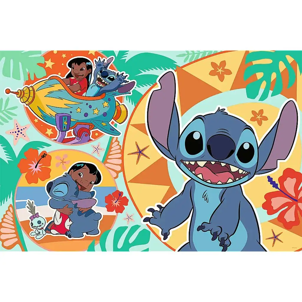 imagen de Disney: Lilo & Stitch un día feliz rompecabezas Maxi de 24 piezas - Trefl 2