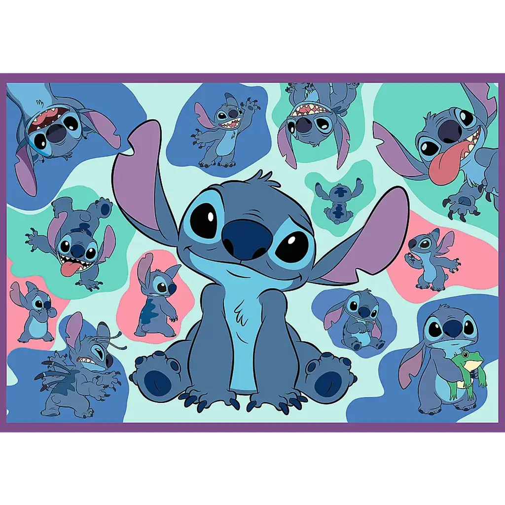 imagen de Disney: Maravilloso puzzle de Stitch 4x250 piezas - Trefl 2
