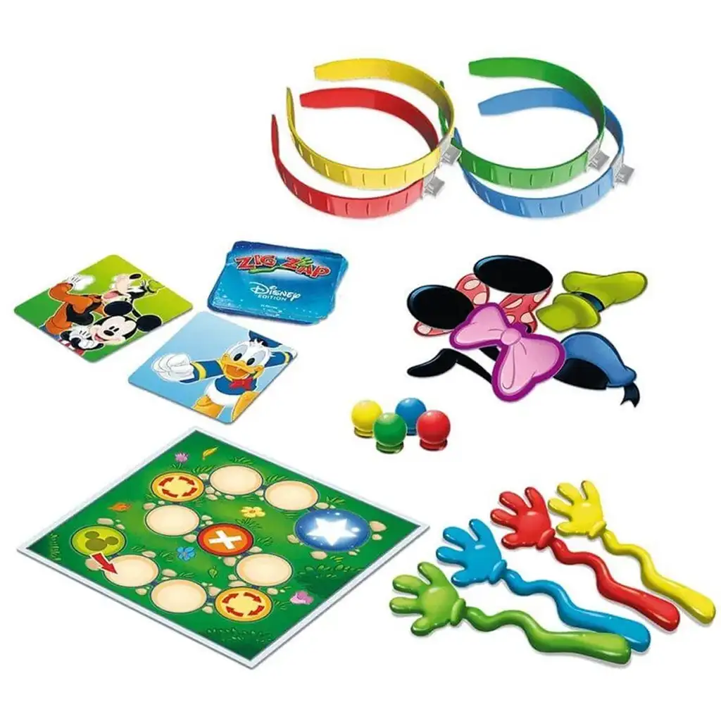 imagen de Disney: Mickey Mouse y sus amigos Zig Zap juego de mesa - Trefl 2