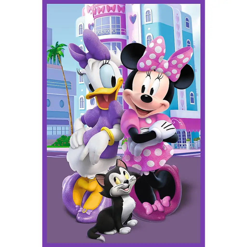 imagen de Disney: Minnie ratón y sus amigos puzzle de 3x80 piezas - Trefl 2