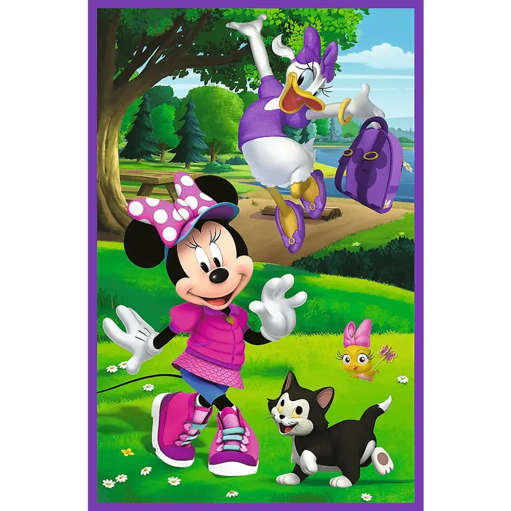 imagen de Disney: Minnie ratón y sus amigos puzzle de 3x80 piezas - Trefl 3