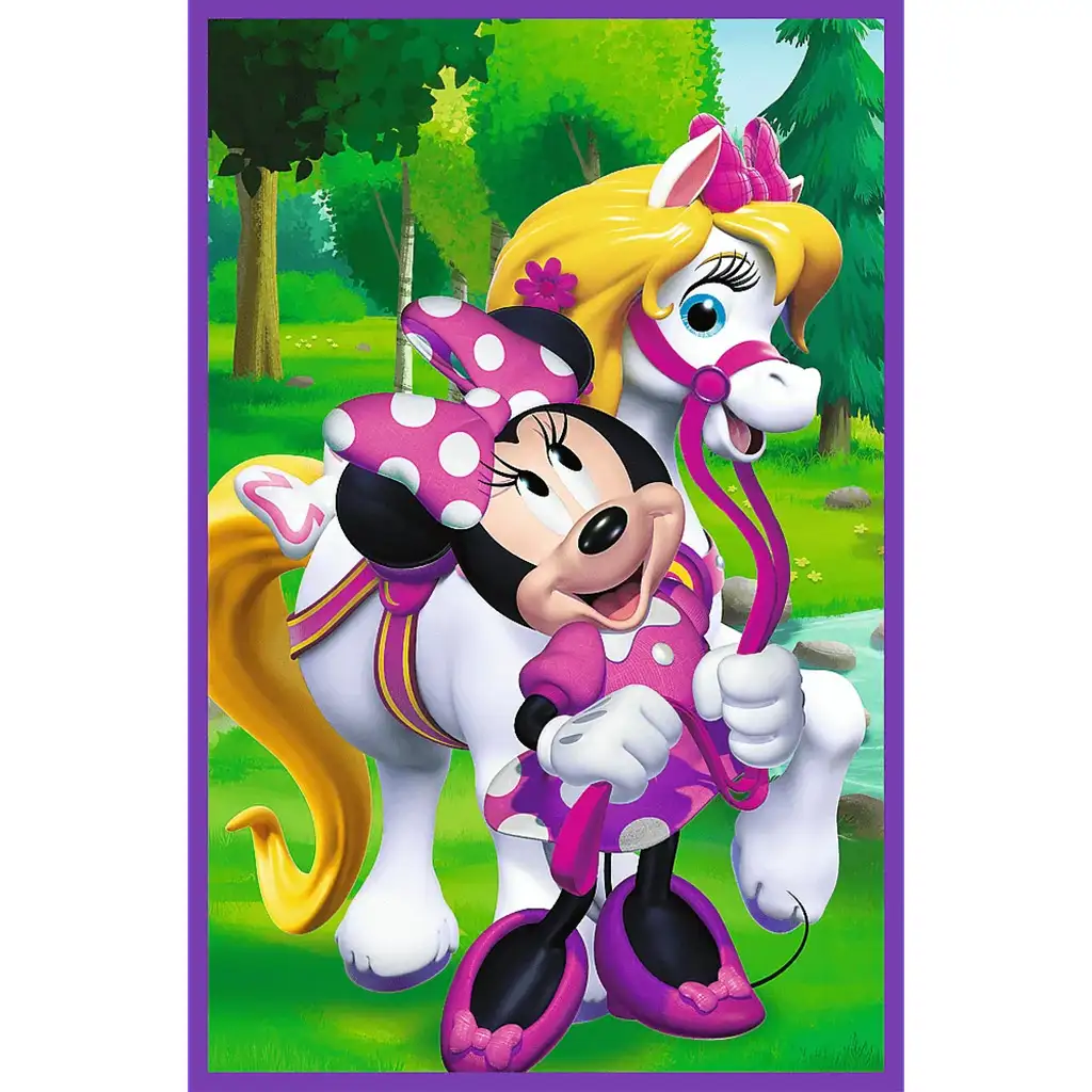 imagen de Disney: Minnie ratón y sus amigos puzzle de 3x80 piezas - Trefl 4