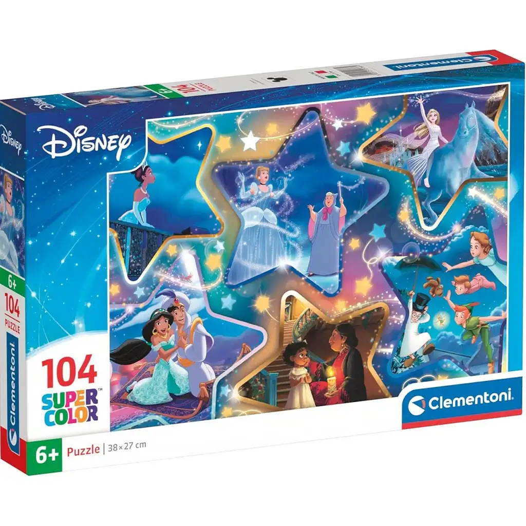 imagen de Disney Momentos Mágicos 104 piezas Supercolor puzzle - Clementoni 1