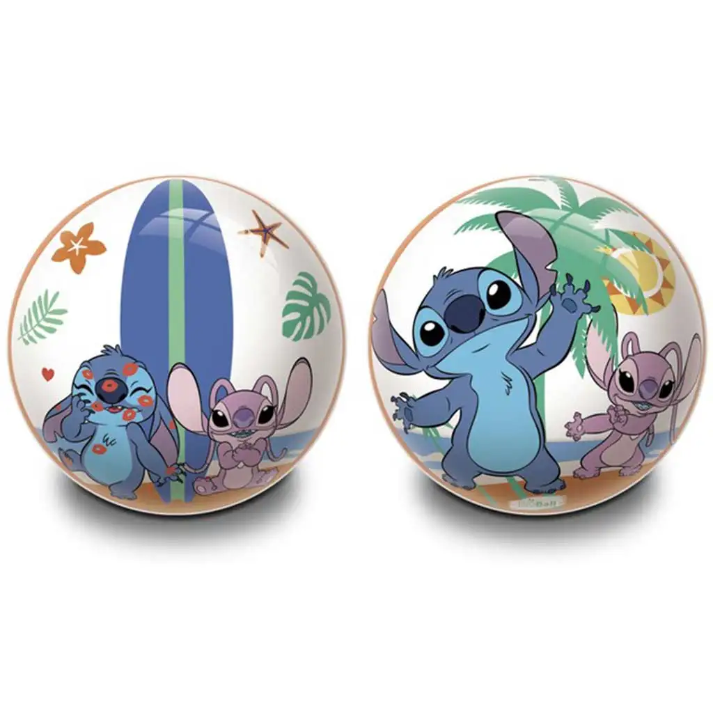 imagen de Disney: Pelota de goma Bioball de 14cm de Stitch - Mondo toys 1