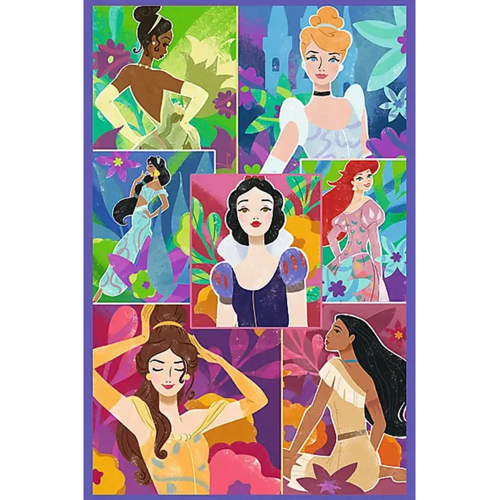 imagen de Disney princesa amigos 3x80db puzzle - Trefl 2