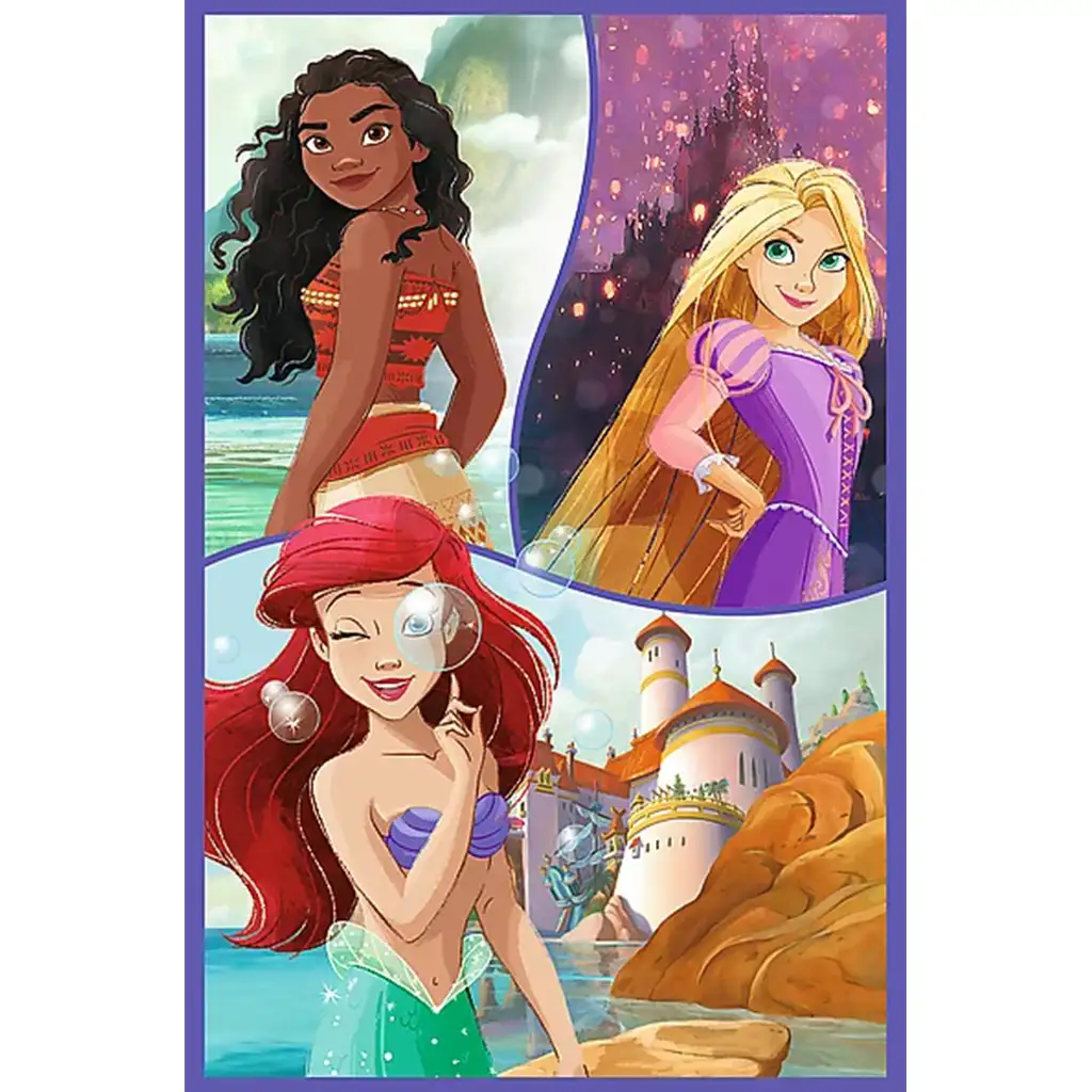 imagen de Disney princesa amigos 3x80db puzzle - Trefl 4