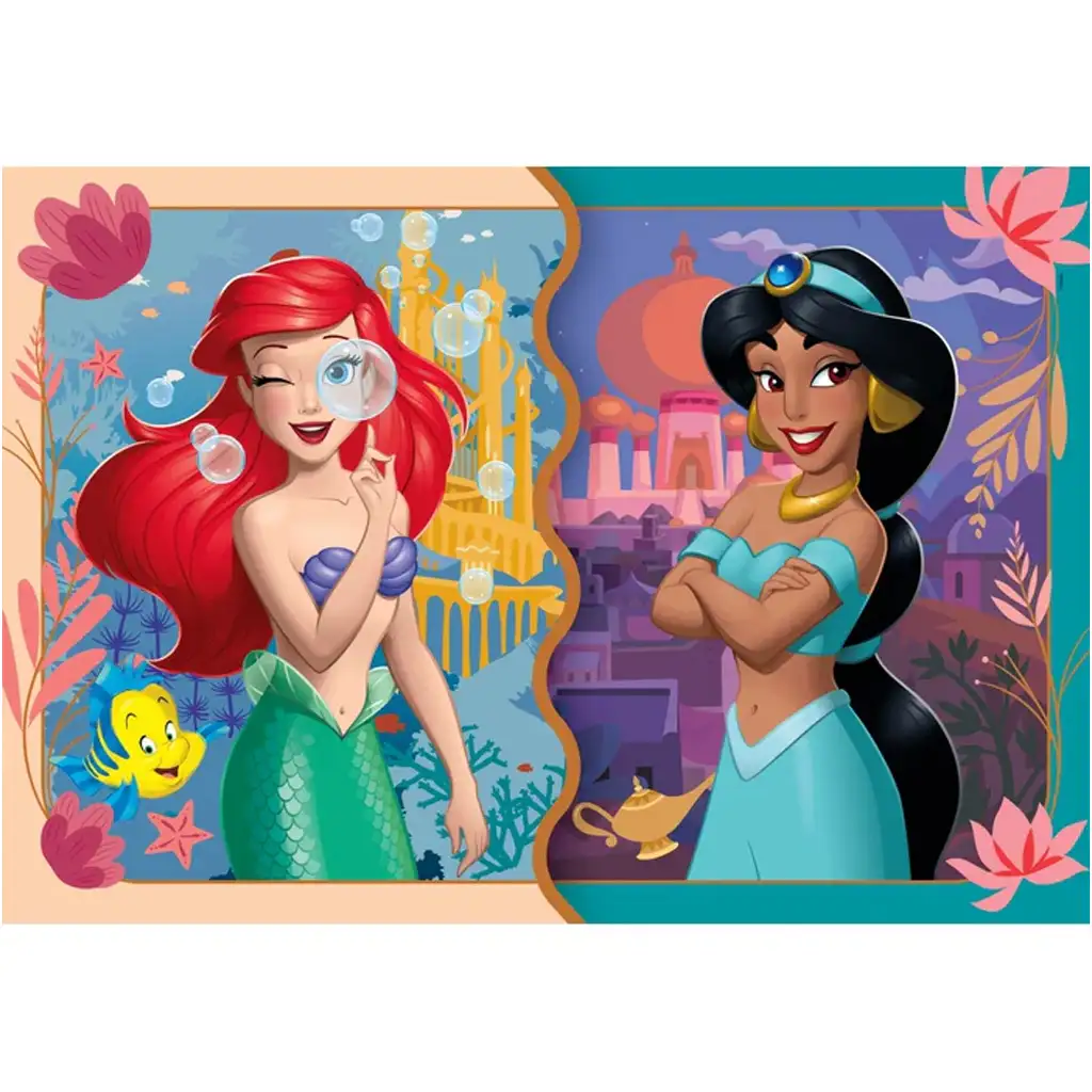 imagen de Disney Princesas 2 en 1 puzzle - Clementoni 2