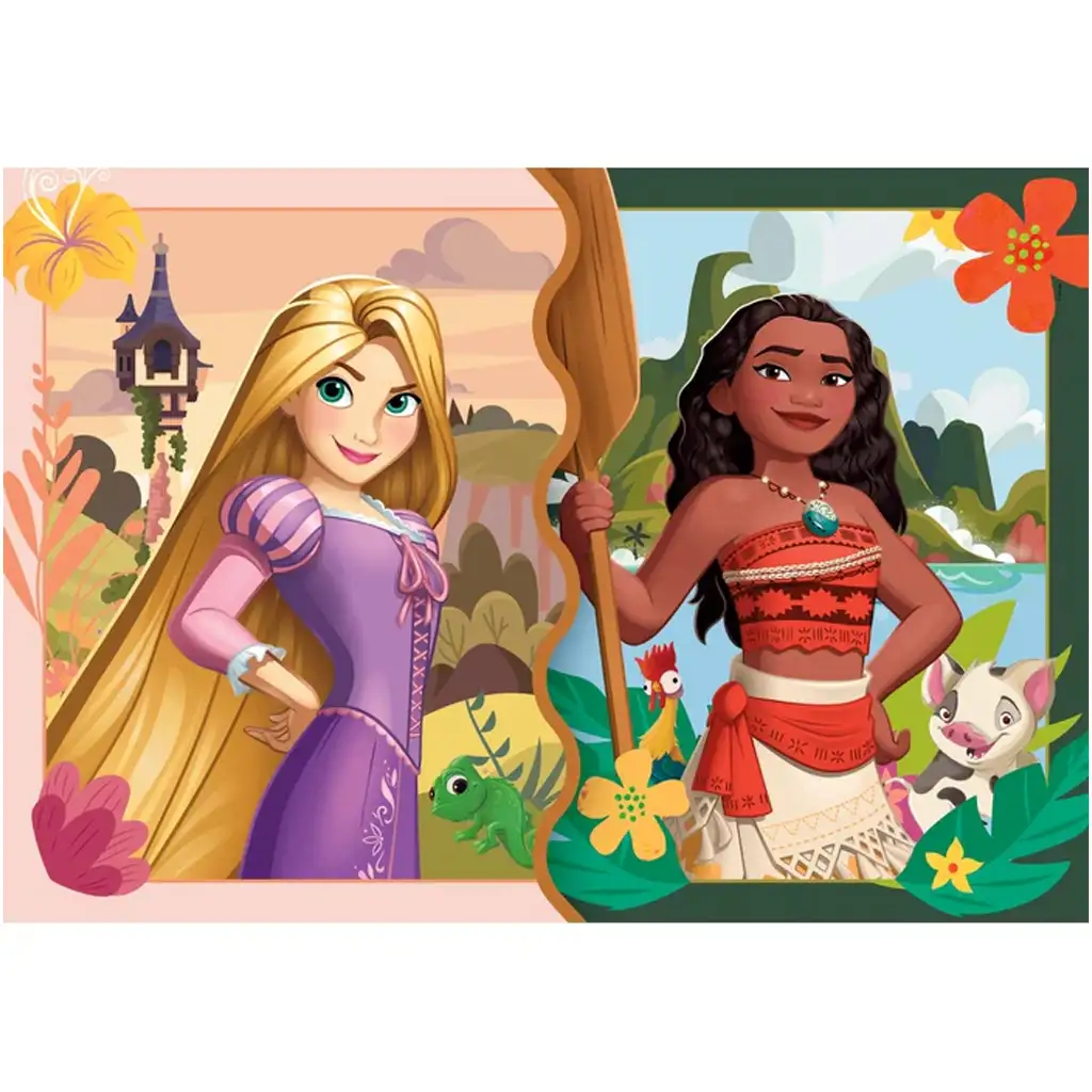 imagen de Disney Princesas 2 en 1 puzzle - Clementoni 3