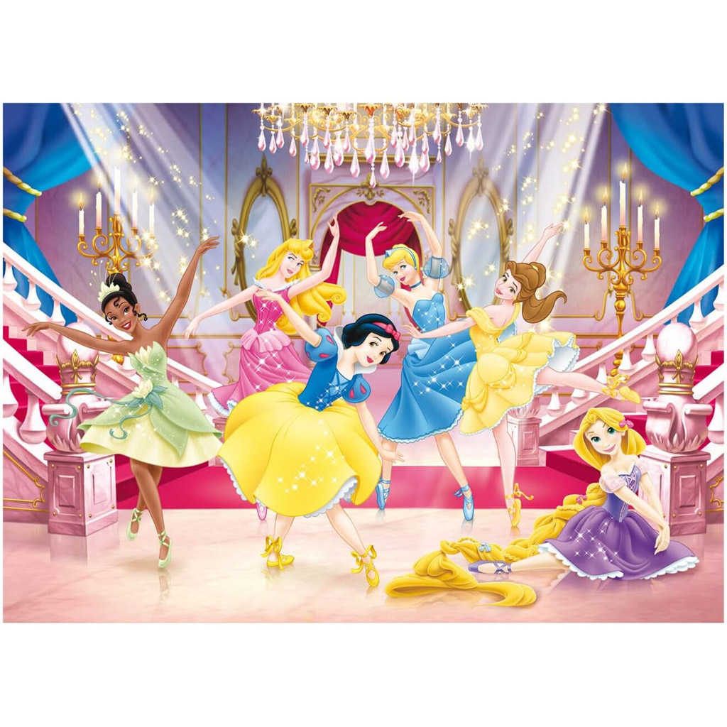 imagen de Disney Princesas 2 en 1 rompecabezas y libro para colorear de 250 piezas 50x35cm - Lisciani 2