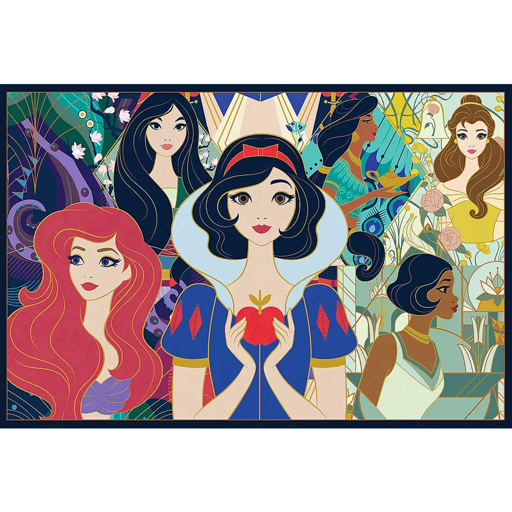 imagen de Disney princesas encantadoras 2x200 piezas puzzle - Trefl 3