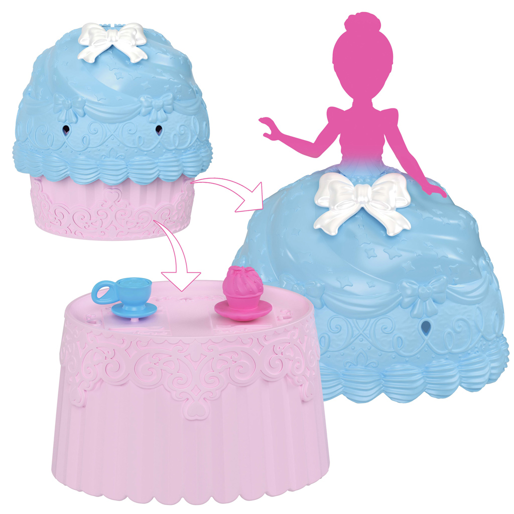 imagen de Disney Princesas: Mini cupcake sorpresa muñeca 1ud - Mattel 2