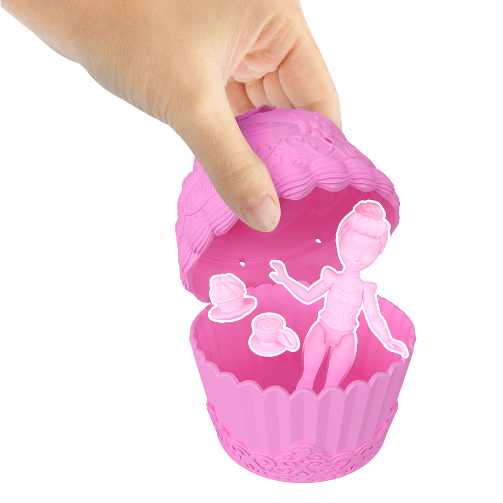 imagen de Disney Princesas: Mini cupcake sorpresa muñeca 1ud - Mattel 3