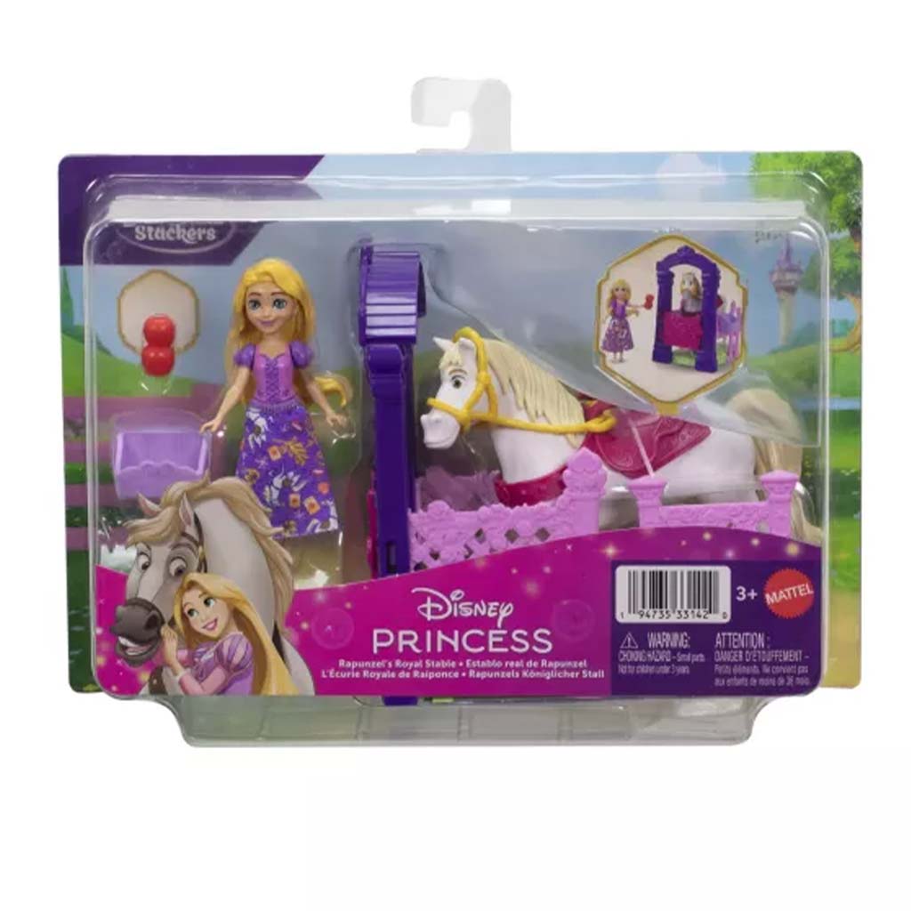imagen de Disney Princesas: Mini Rapunzel princesa caballería real - Mattel 1