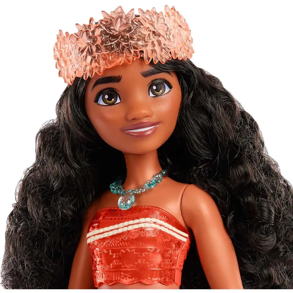 imagen de Disney Princesas: Princesas Brillantes - Figura de Moana - Mattel 3