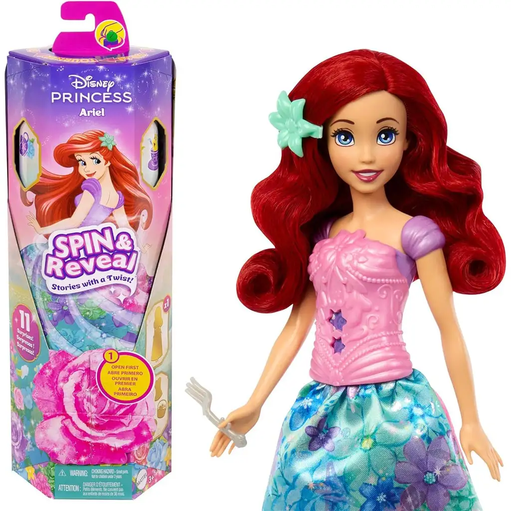 imagen de Disney Princesas: Sorpresa Mágica Ariel muñeca - Mattel 1