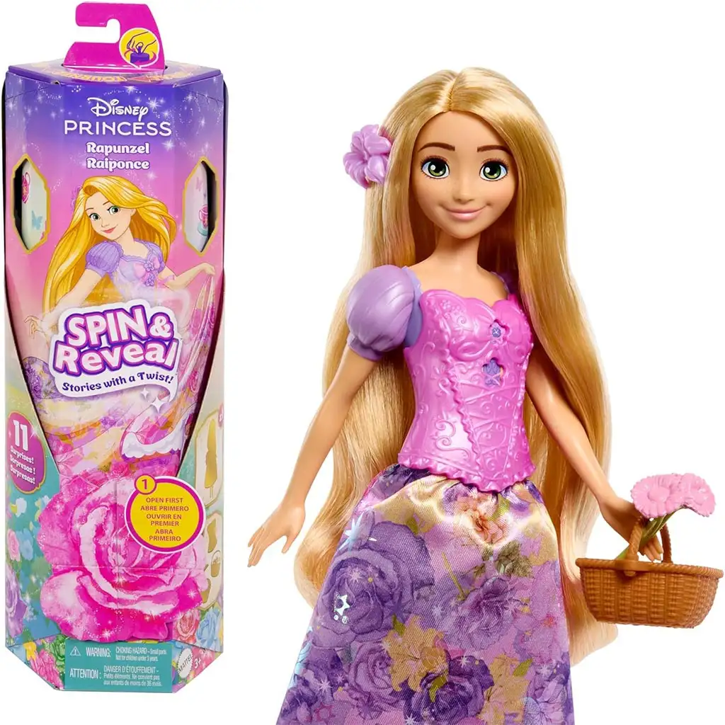 imagen de Disney Princesas: Sorpresa Mágica Rapunzel muñeca - Mattel 1