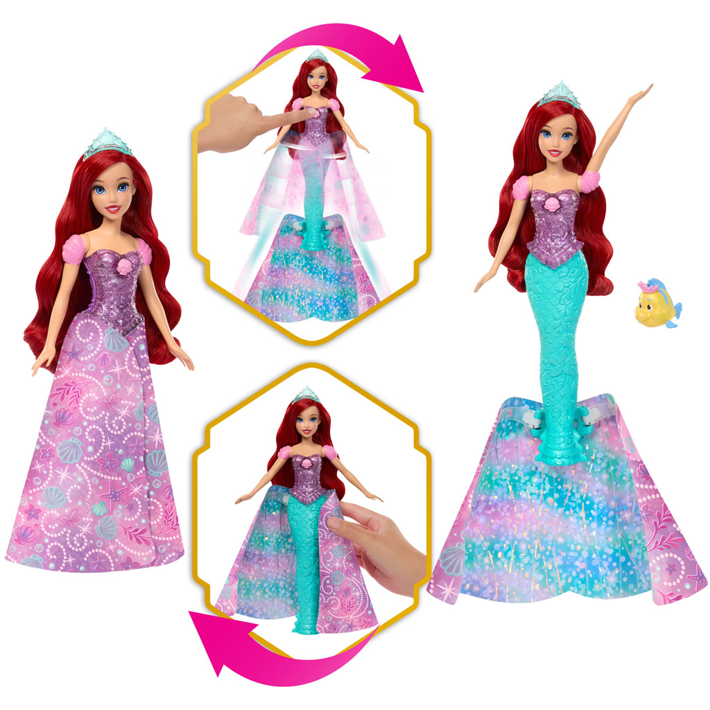 imagen de Disney Princesas - Transformación Mágica Ariel - Mattel 3