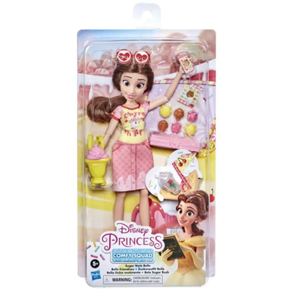 imagen de Disney Princess: Comfy Squad Belle en conjunto cómodo - Hasbro 1