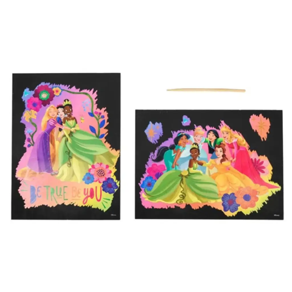 imagen de Disney Princess: set de creación de rasguños de 2 piezas - Canenco 2
