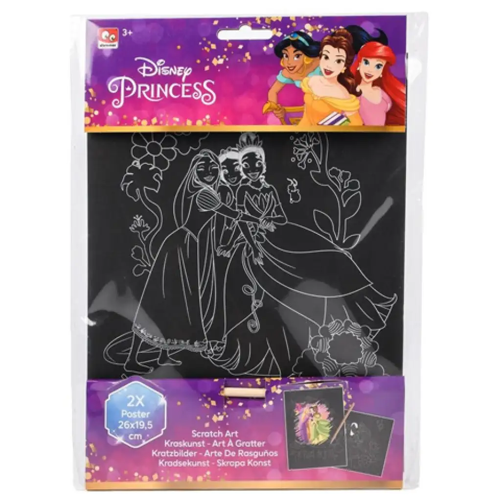 imagen de Disney Princess: set de creación de rasguños de 2 piezas - Canenco 1