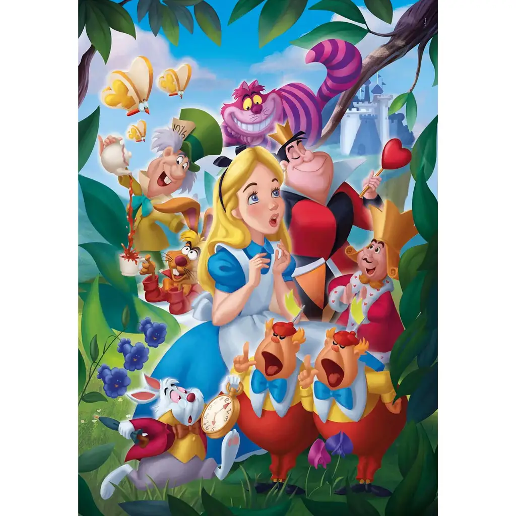 imagen de Disney: Puzzle de 1000 piezas de Alicia en el país de las maravillas - Clementoni 2