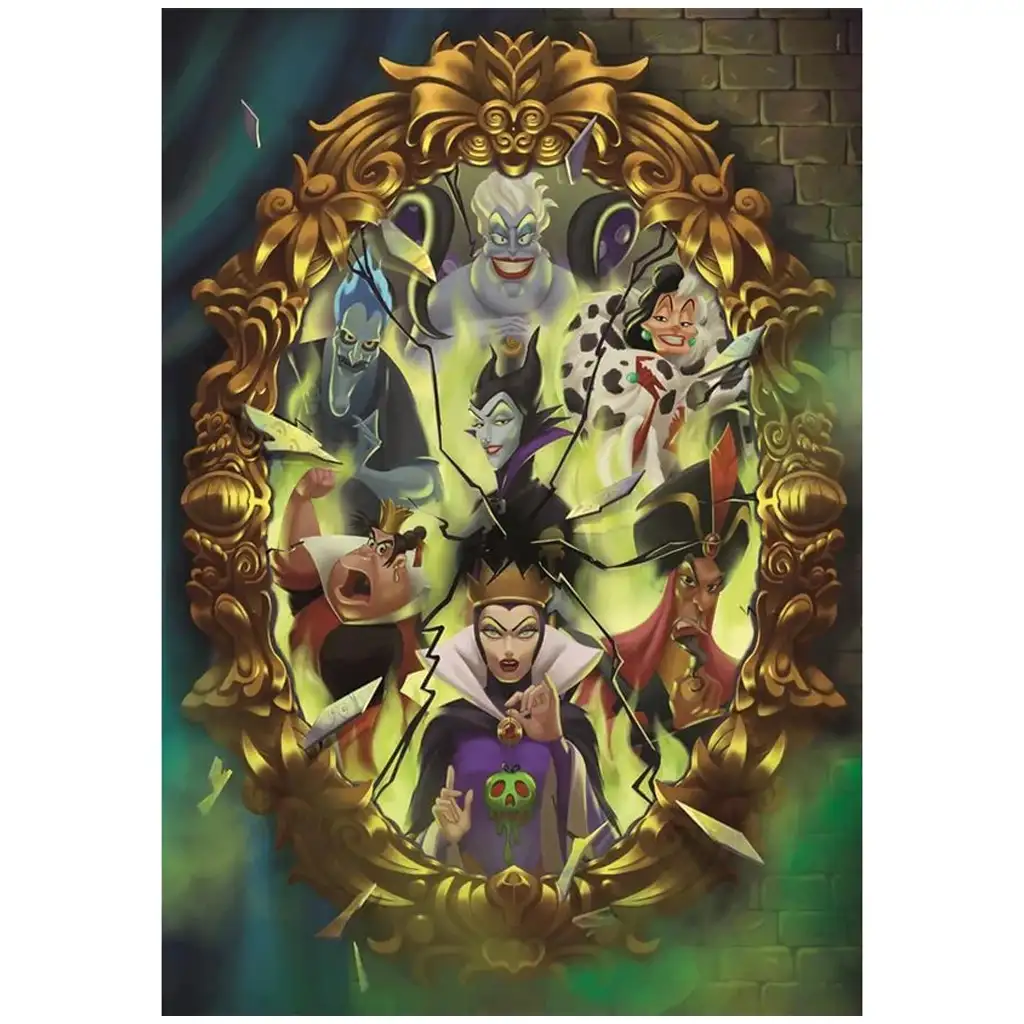 imagen de Disney - Puzzle de 1000 piezas de Villanos con póster - Clementoni 2