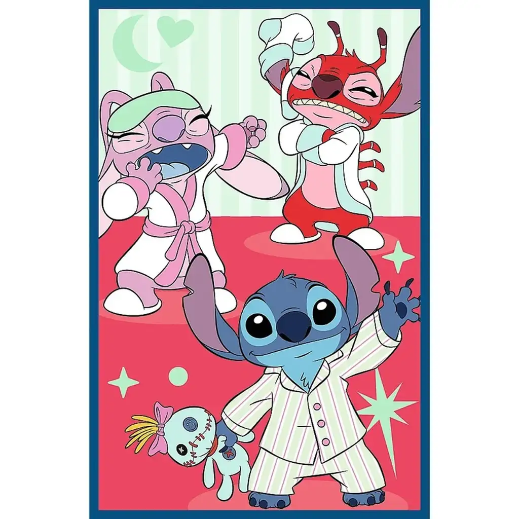 imagen de Disney: Puzzle de 3x80 piezas del mundo de Stitch - Trefl 2