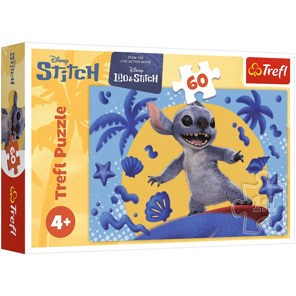 imagen de Disney: Puzzle de 60 piezas de Stitch - Trefl 1