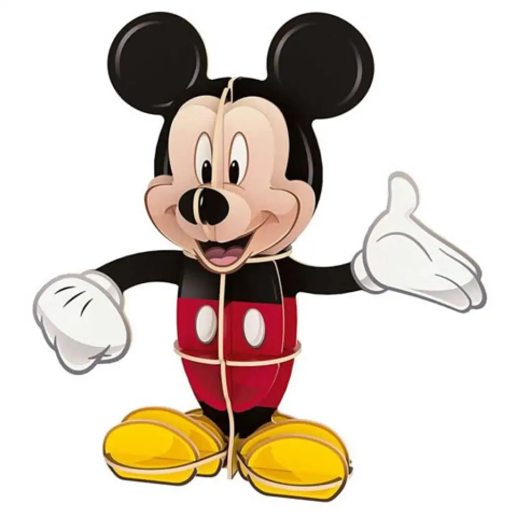imagen de Disney: Puzzle de Mickey Mouse de 104 piezas + modelo 3D de Mickey - Clementoni 2
