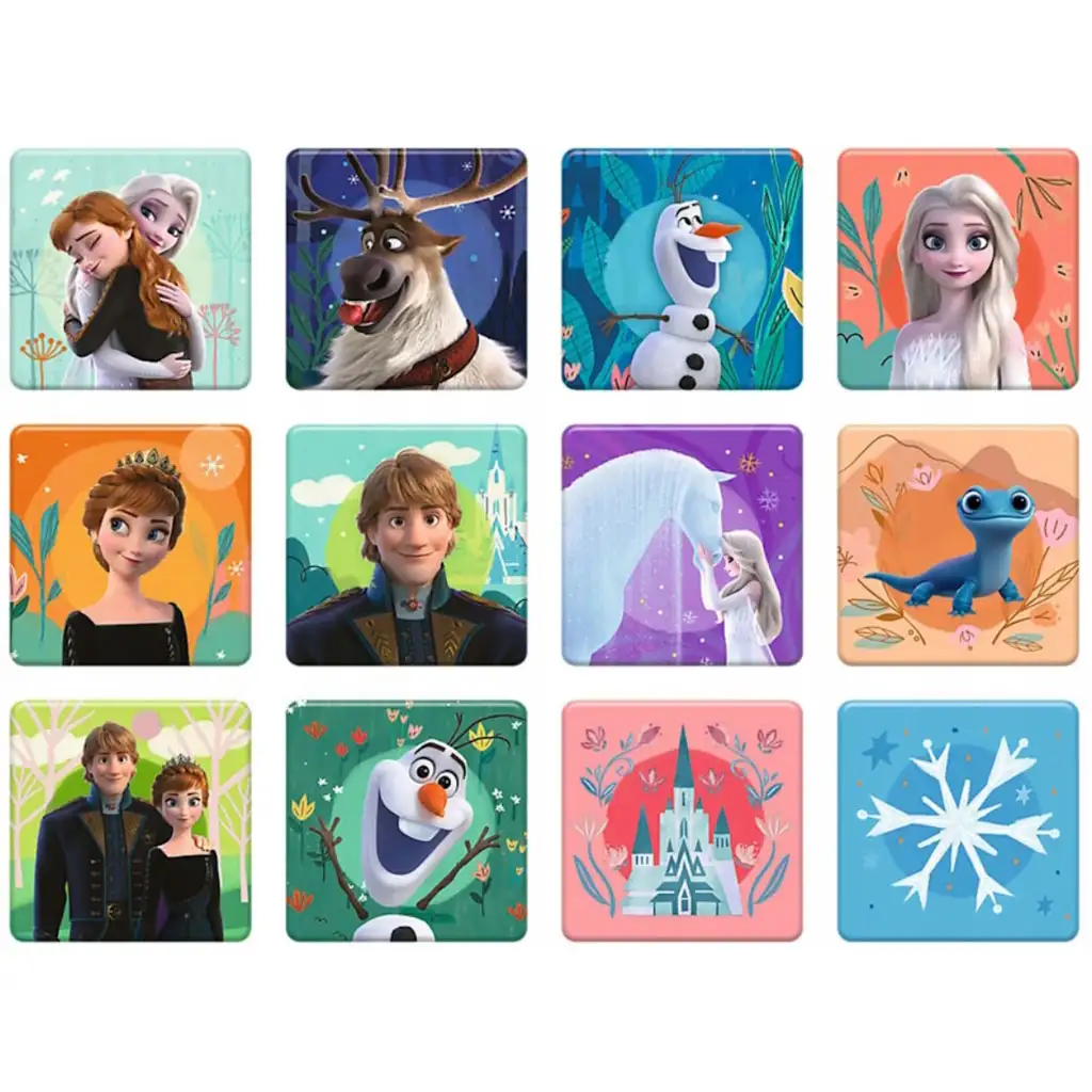 imagen de Disney: Rompehielos 2.- Princesas en su tierra puzzle y juego de memoria 2 en 1 set - Trefl 4