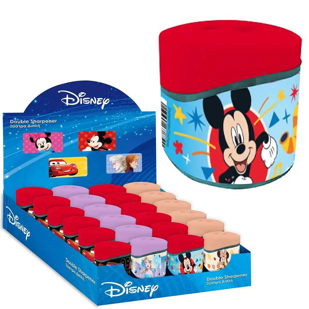 imagen de Disney: Sacapuntas de dos agujeros con depósito de Mickey Mouse 1ud 1