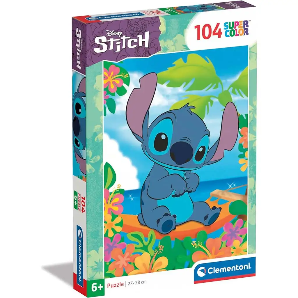 imagen de Disney Stitch 104 piezas Supercolor puzzle - Clementoni 1