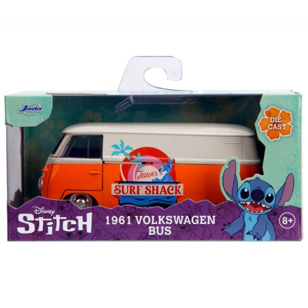 imagen de Disney Stitch – 1961 Volkswagen Bus 1:32 - Simba Toys 1