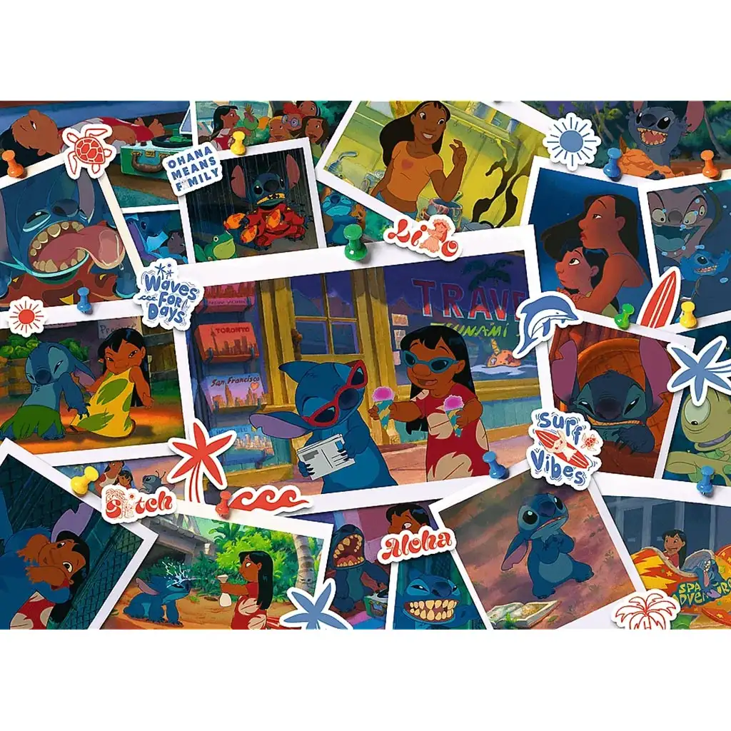 imagen de Disney: Stitch dulces recuerdos puzzle de 1000 piezas - Trefl 2