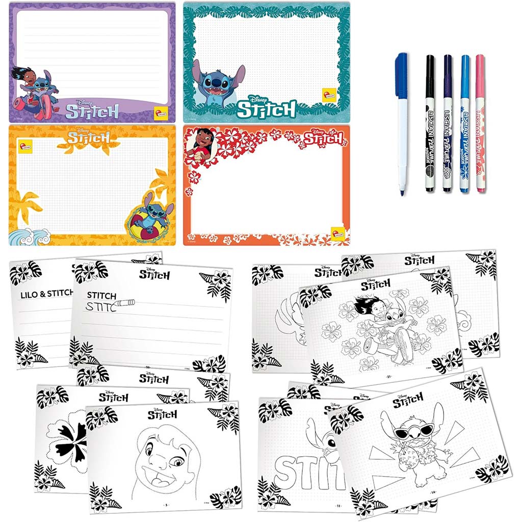 imagen de Disney Stitch escuela de dibujo set - Lisciani 3