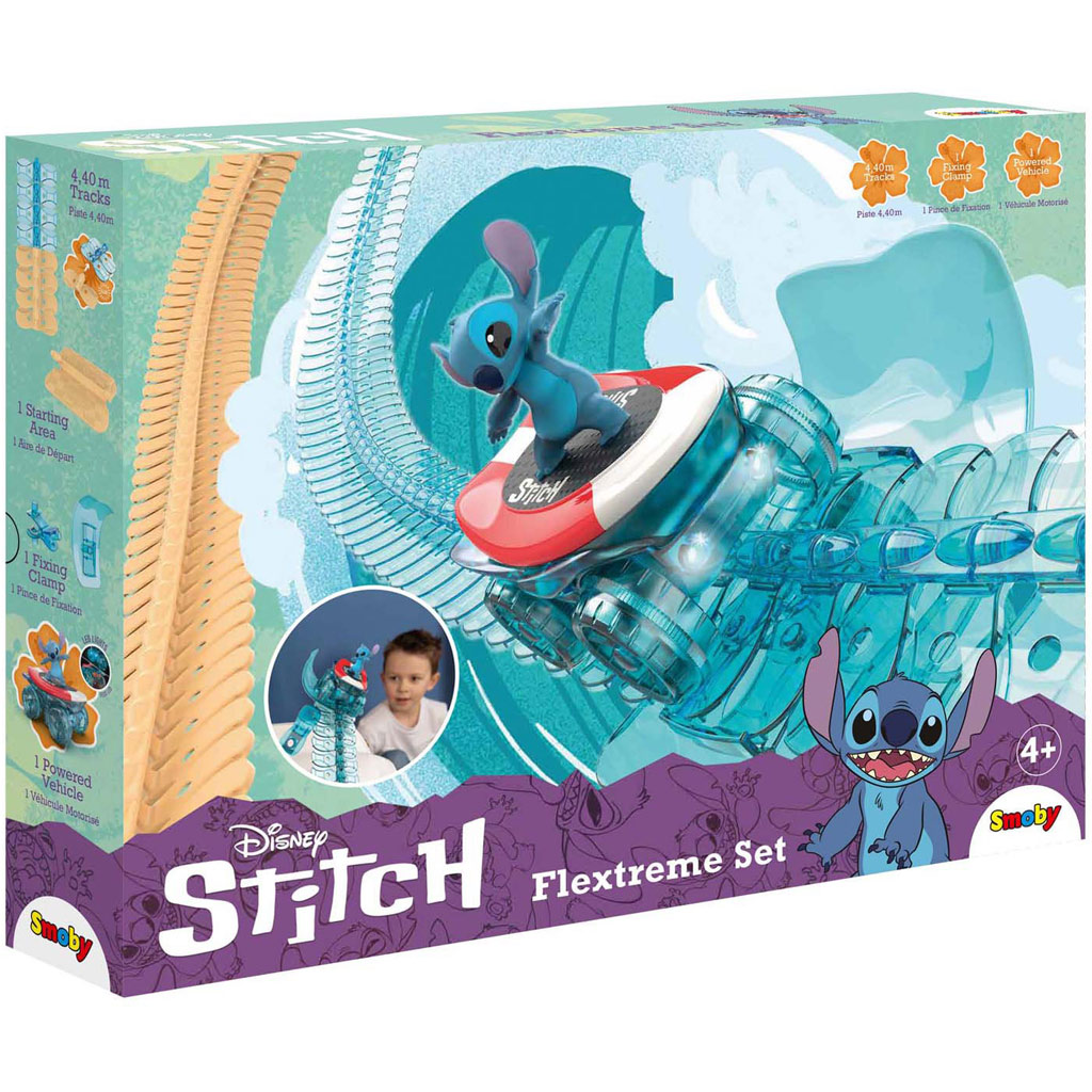 imagen de Disney Stitch Flextreme set de pista - Simba Toys 1
