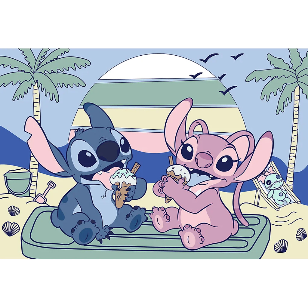 imagen de Disney Stitch Helado Diversión 60 piezas puzzle - Trefl 2