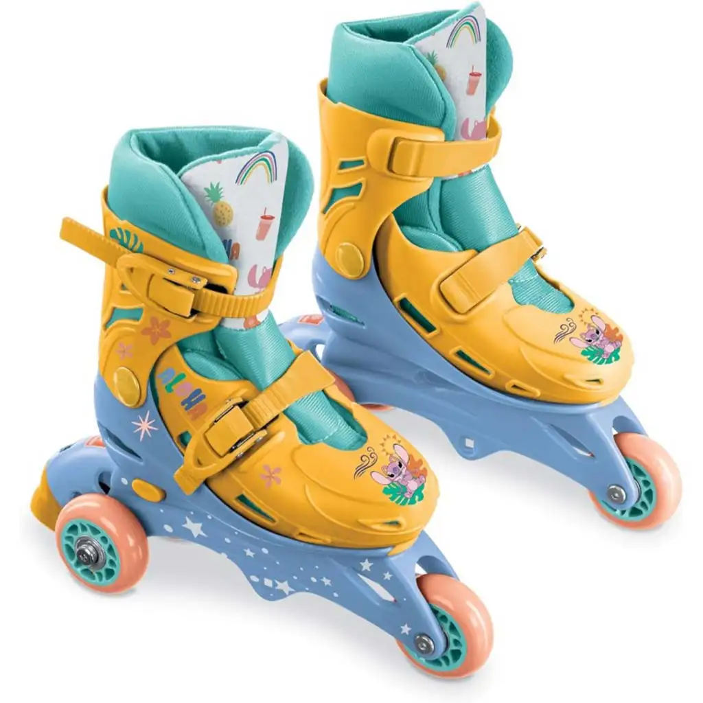 imagen de Disney Stitch patines ajustables de una o dos filas tamaño 29-32 - Mondo Toys 2