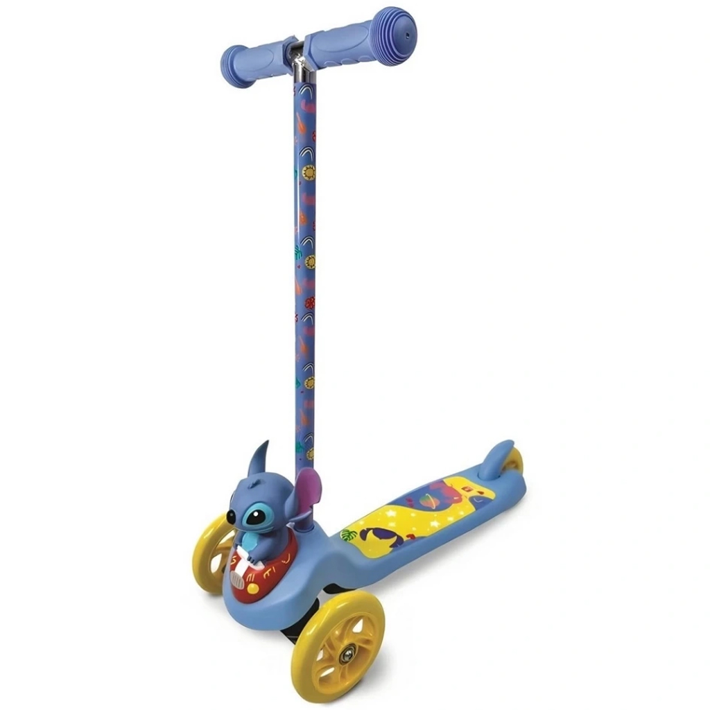 imagen de Disney Stitch patinete de tres ruedas 3D - Mondo Toys 1