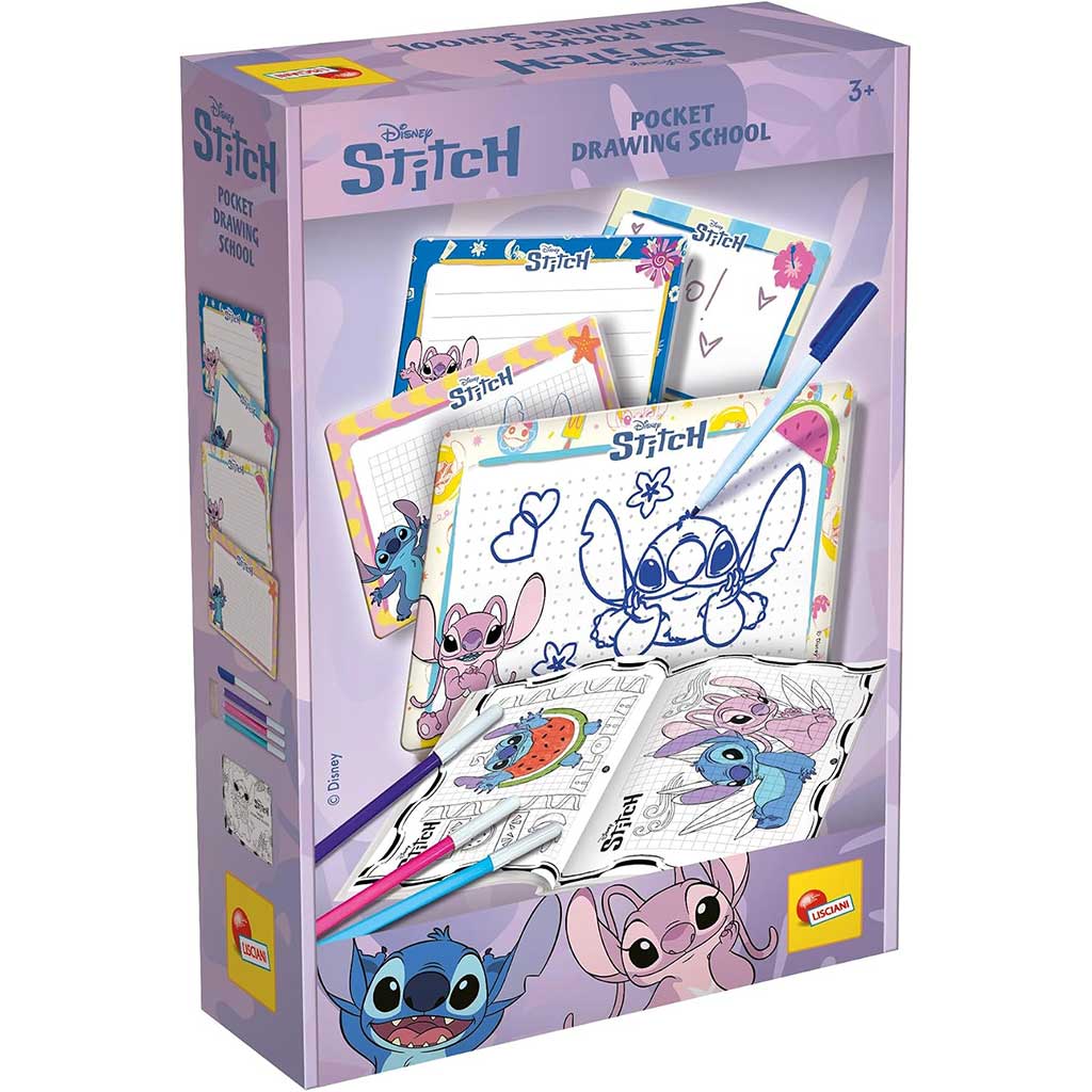 imagen de Disney Stitch Pequeño tamaño escuela de dibujo - Lisciani 1