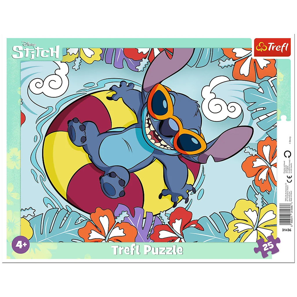 imagen de Disney Stitch rompecabezas enmarcado de 25 piezas - Trefl 1