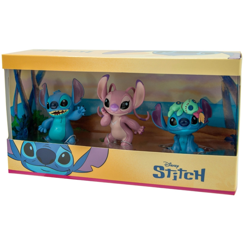 imagen de Disney Stitch set de figuras de 3 piezas - Bullyland 1
