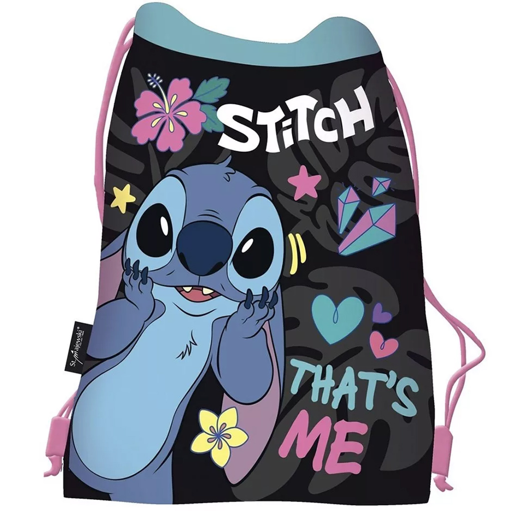 imagen de Disney Stitch That's me mochila deportiva, bolsa de deporte 42x32 cm 1