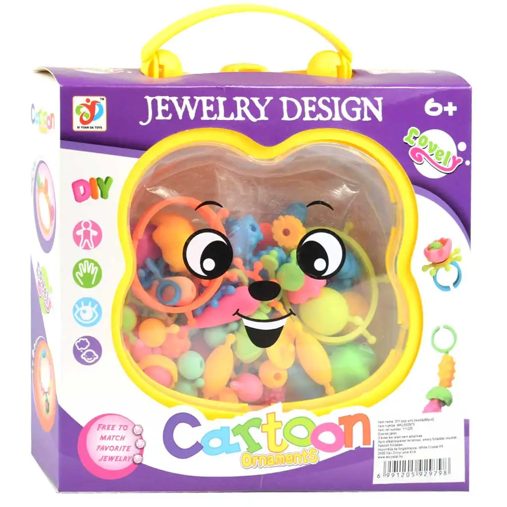 imagen de DIY: Hazlo tú mismo kit de joyería con almacenamiento en maletín de 80 piezas 2
