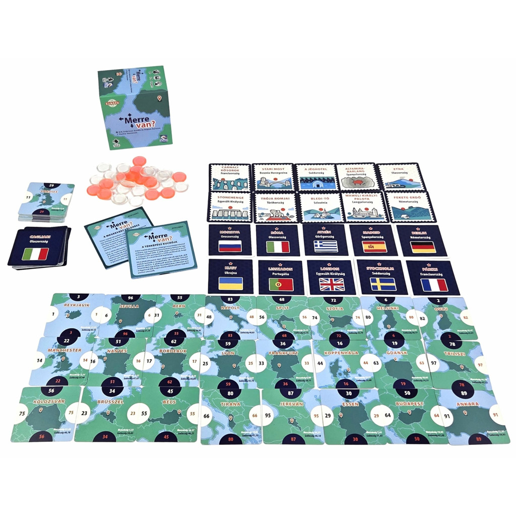 imagen de ¿Dónde está? - Juego de mesa Europa 2