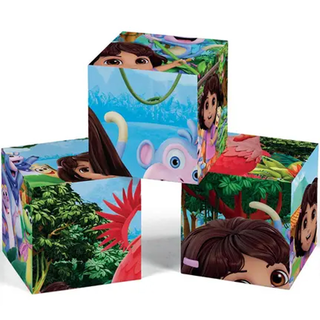 imagen de Dora la Exploradora 12 piezas de bloques de cuentos - Clementoni 2