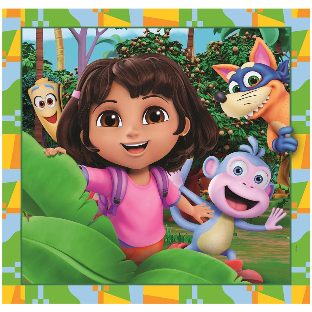 imagen de Dora la exploradora 3x48 piezas Supercolor puzzle - Clementoni 4