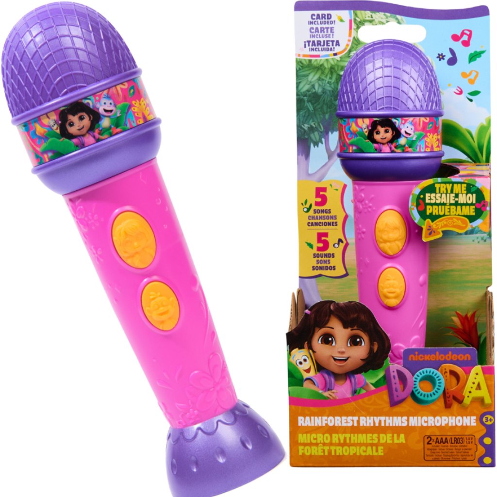 imagen de Dora, la exploradora micrófono con melodías - Spin Master 1